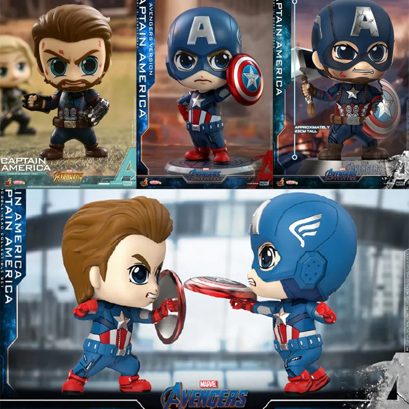 

Коллекционная фигурка-башкотряс Капитан Америка (Q-версия) из Marvel Avengers: Endgame для фанатов Marvel