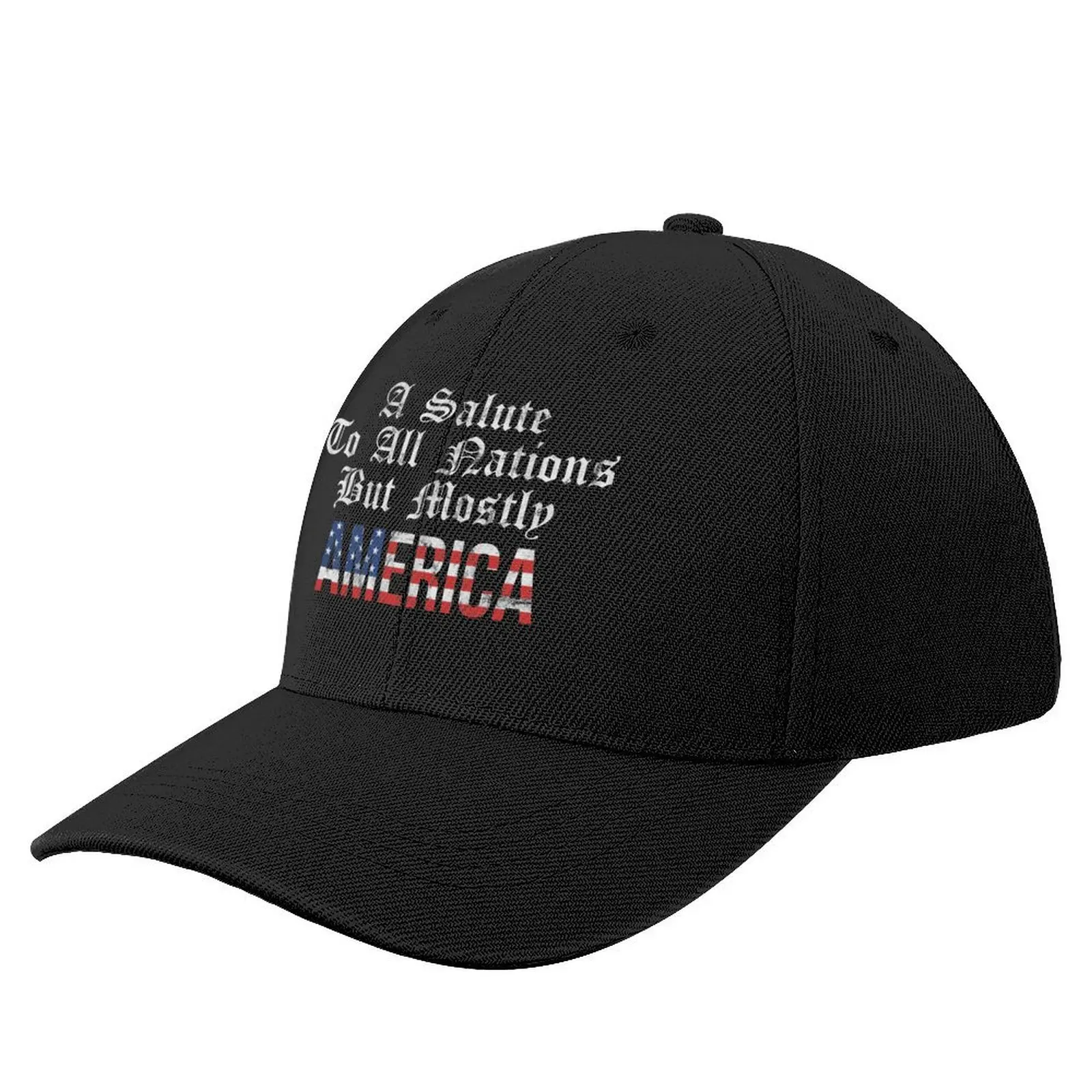 A Salute to All Nations But Mostly AMERICA! Vintage Baseball Cap hiking hat New Hat Men Caps Women's