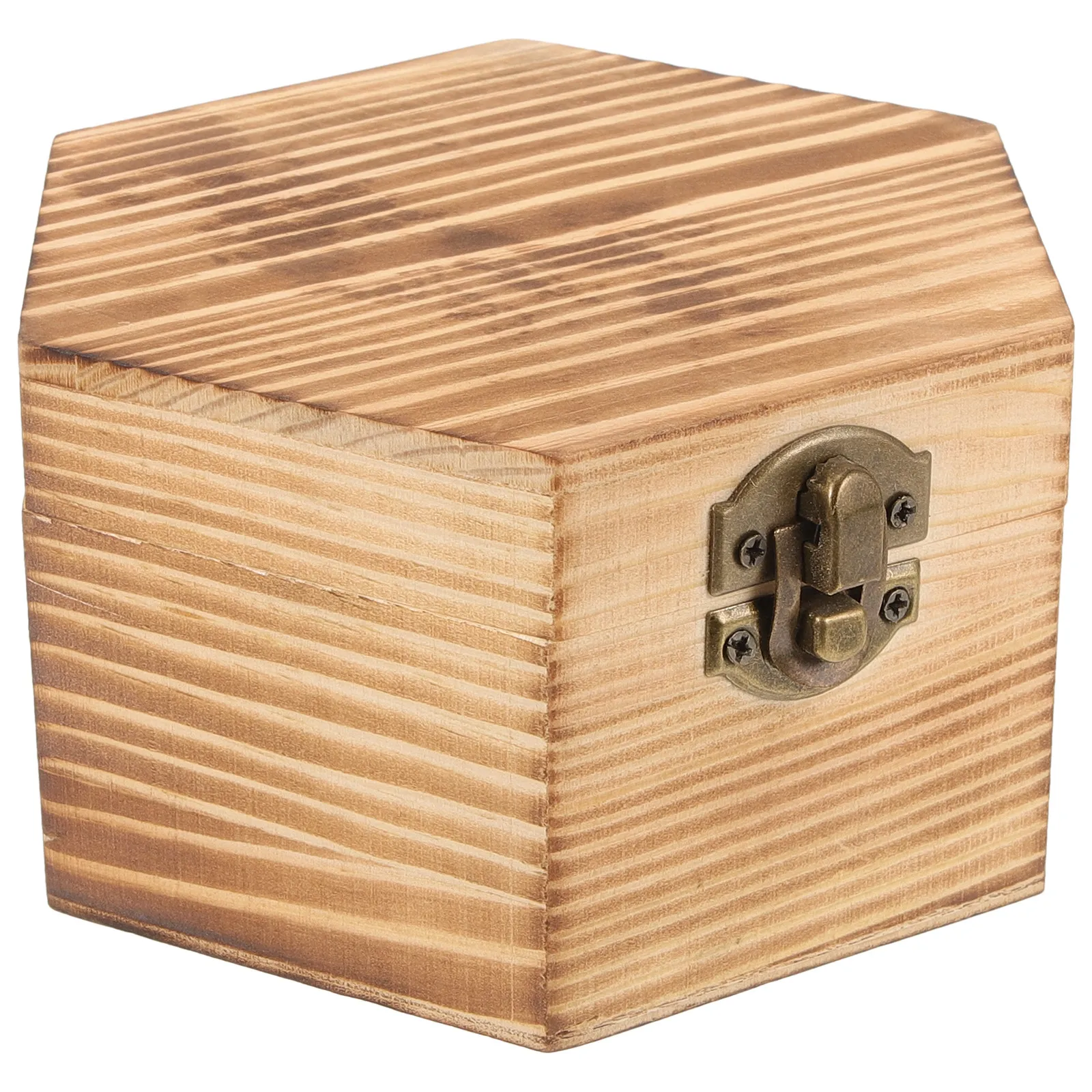 

Винтажная деревянная шкатулка для хранения украшений с застежкой и стеклянной крышкой, маленькая подарочная коробка для поделок, органайзер для колец, деревянные коробки