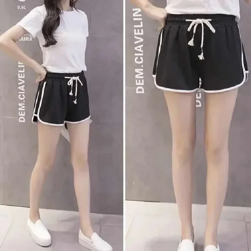 

2026 Summer New Sports Yoga Shorts Women Versatile Loose Home Korean Edition Casual High Waist slimming Sleeping Pants