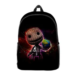 Mochila infantil de anime sackboy-harajuku, mochila escolar unissex para meninos, mochila casual, nova