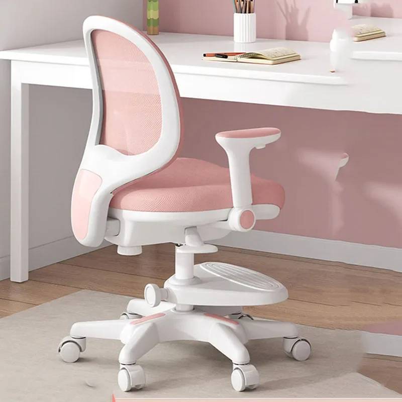 School Furniture Child Design Chair Children Girl Designer Safety Seats Room Study Armchair Silla De Escritorio Growing Kids