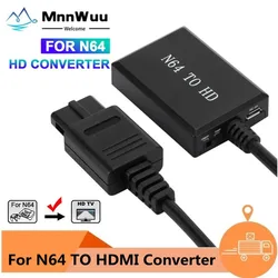 Voor N64 Naar HDMI-compatibele Converter HD Link Kabel voor N64/GameCube/SNES Plug en Play 1080P voor Nintendo 64 Naar HD Converter