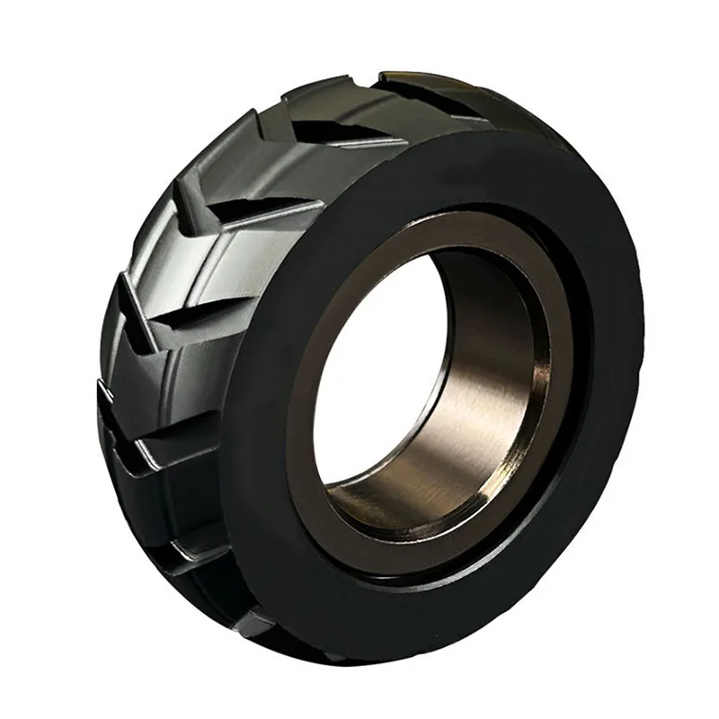 Ratchet Stainless Steel Tire Mechanic Paragraph Ring Push Fingertip  Decompression Toy Ding Rhythm