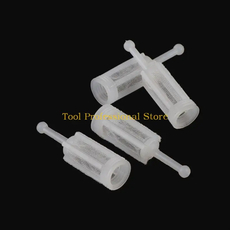 57qf 10x Kunststoff -Sprühpistolterfilter -Schwerkraft -Sprühdurchmesser 11 mm Gesamtlänge