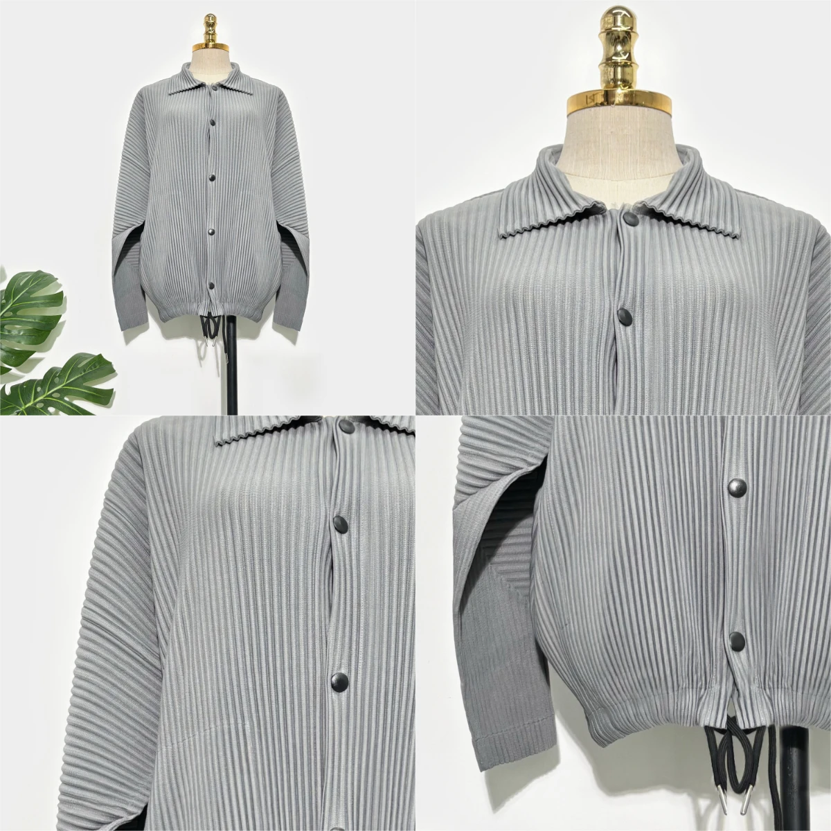 

Miyake Fold 2025 New Autumn/Winter Japanese Coat Design Sense Casual Solid Color Top Single Breasted Neutral Coat Versatile