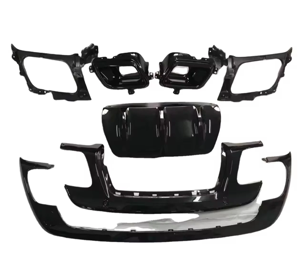 

High Quality Black RR Velar 2017+ Body Kit Front & Rear Bumper Assembly New Condition ABS Plastic for Protection Payment Via TT