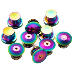 10pcs Metal Locking Pin Backs Keepers Clasp for DIY Brooch Enamel Lapel Needles Crafts Jewelry Making Supplies Accessoies
