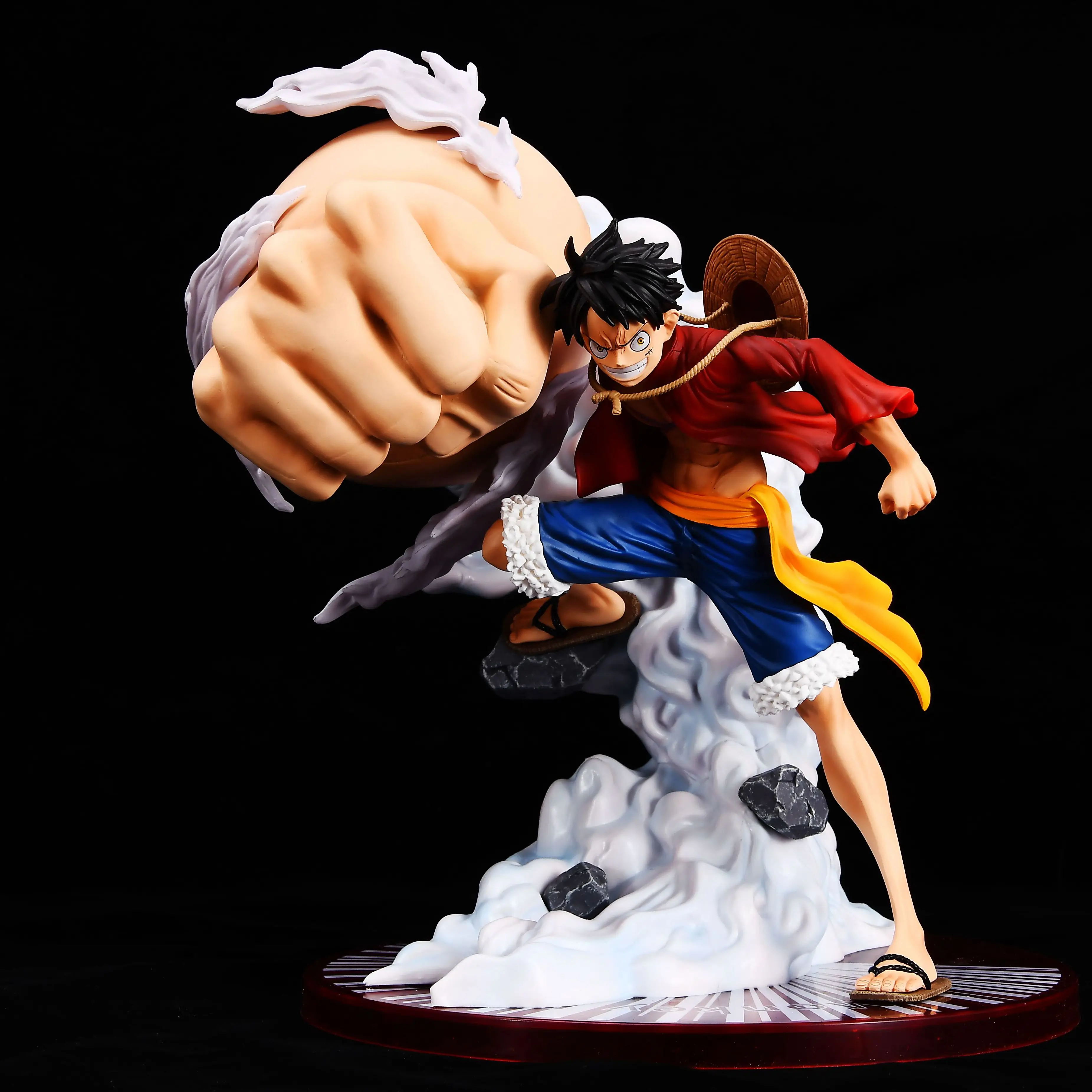 

New One Piece Gk Third Gear Ghost Luffy Island Big Fist Luffy Tricolor Anime Figures Statue Model Ornament Peripherals Toy Gift