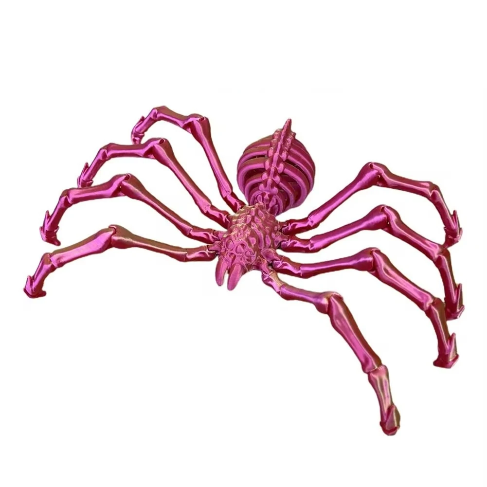 3D Articulated Spider Articulated Fake Spider Figures Adults Executive Desk Toys Stress Relief Toys for Workplace Home