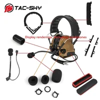 TAC-SKY Comta Iii auriculares tácticos accesorios de repuesto micrófono, cubierta de batería para auriculares COMTA C3