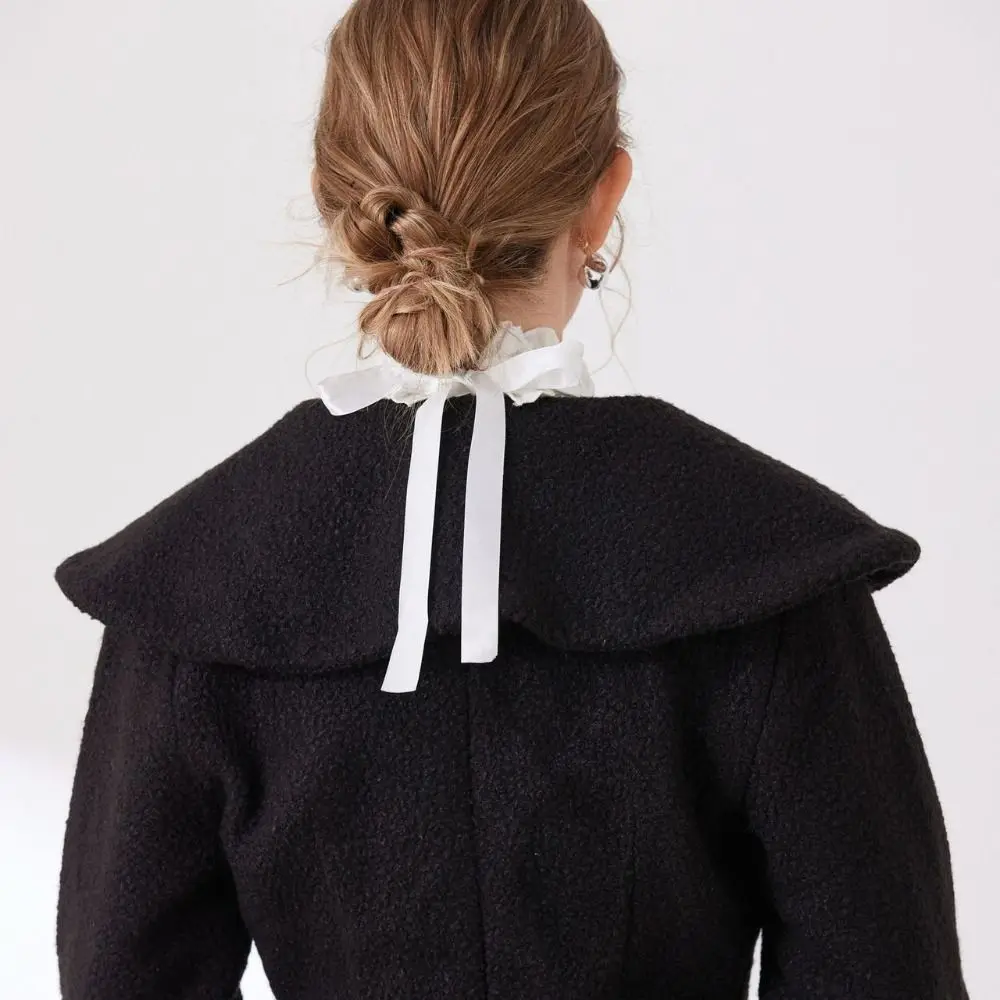 Fashion Detachable Lace Collar Vintage Medieval Style Fake Collar Victorian Costume Layered Ruffled Collar Photo Props