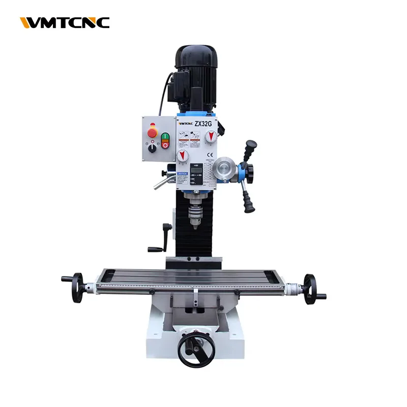 ZX32G High Precision Manual Table Top Mini Vertical Milg Drilg Hine Provided For Metal Working