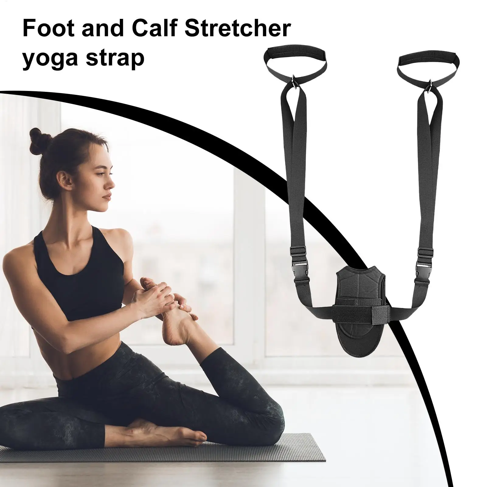 

Эластичный ремень для упражнений, гибкость, растягивающиеся ленты, профессиональные регулируемые мягкие ленты для ног, пяточные шпоры для мужчин и женщин