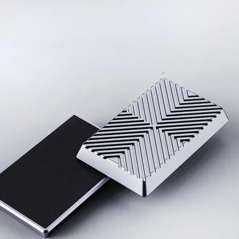 الميكانيكية المعادن المنزلق المغناطيسي دفع بطاقة دفع لوحة اللمس الحسية ألعاب متململة EDC مكافحة الإجهاد الإغاثة تخفيف القلق