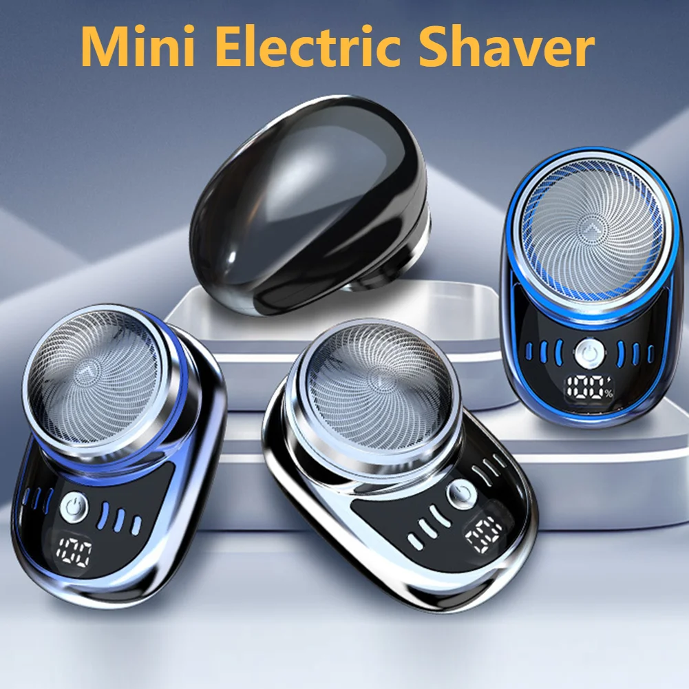 Men Electric Shaver Charging Mini Pocket Travel Razor Portable Wireless Detachable Shaver Facial Beard And Body Hair Trimmer