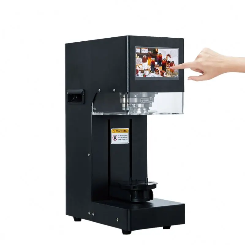 Intelligent Tin Can Sealer Machine Non-rotary Touchscreen Can Sealing Machine Using In Sealing Cans For Drinks