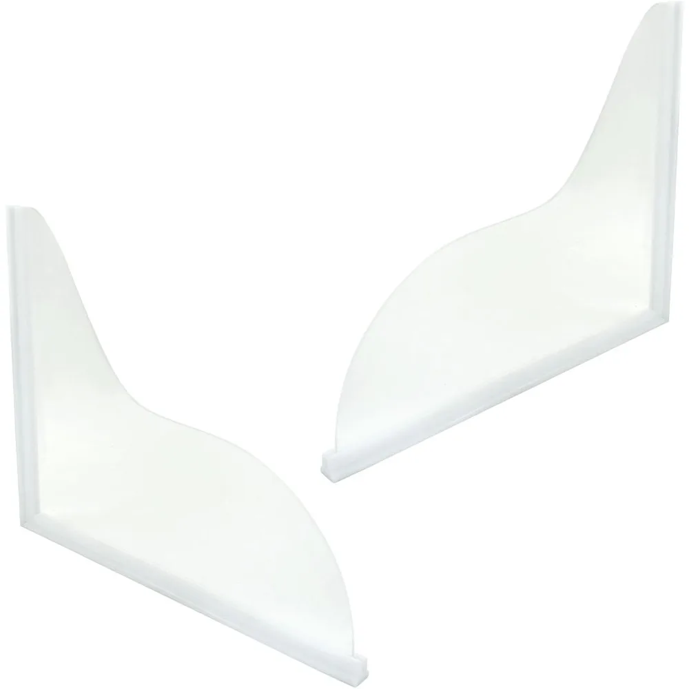 

2 брызговика для душа, большая защита от брызг воды для угла ванны, поддержание воды в душе или ванне (11,2 x 9,5 дюйма)