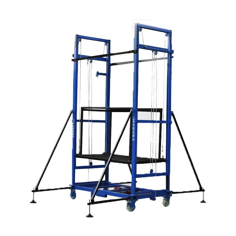 

Electric Scaffolding Construction Ladder Mobile Lifting Platform Folding Lifting Platform
