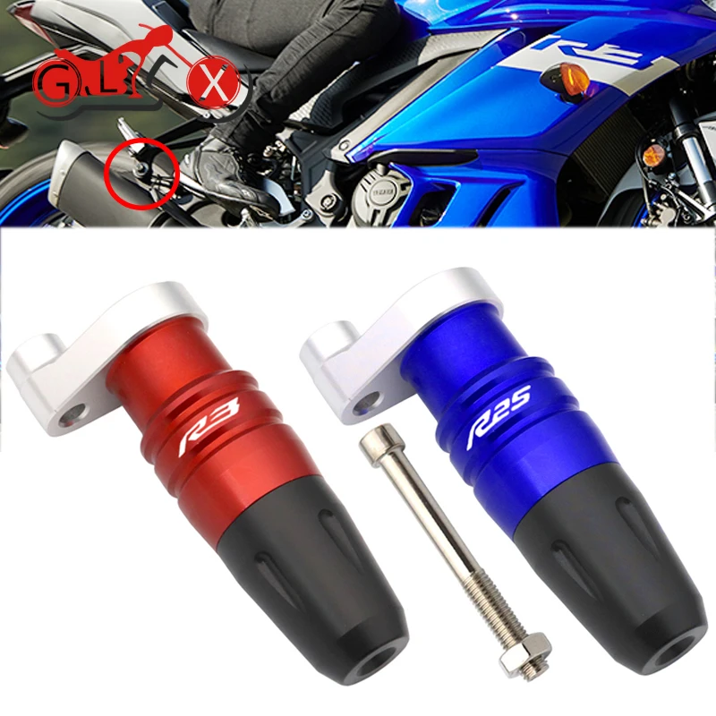 

Motorcycle Accessories for YAMAHA YZF R25 R3 MT03 MT 03 YZFR3 YZFR25 YZF R 3 Falling Protection Exhaust Slider Crash Pad Slider