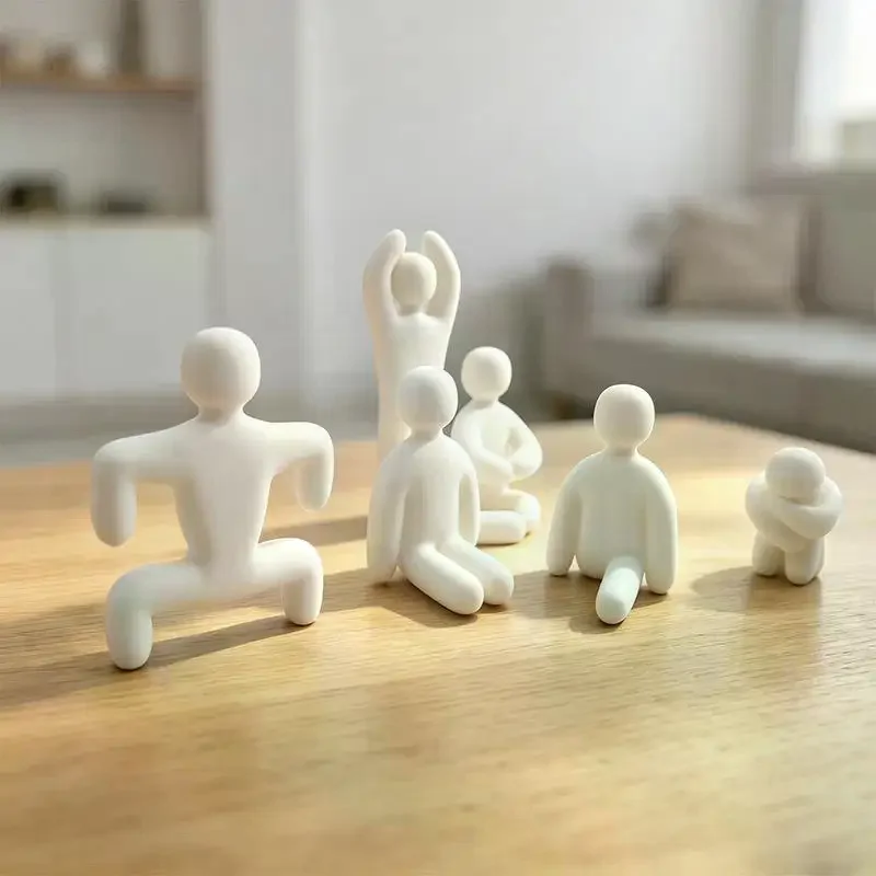 Funny 3D Printed Meccha Chameleon Figurine 1/5/10/21Pcs Cute Posture for Desk Accessory Coworker Small Gift