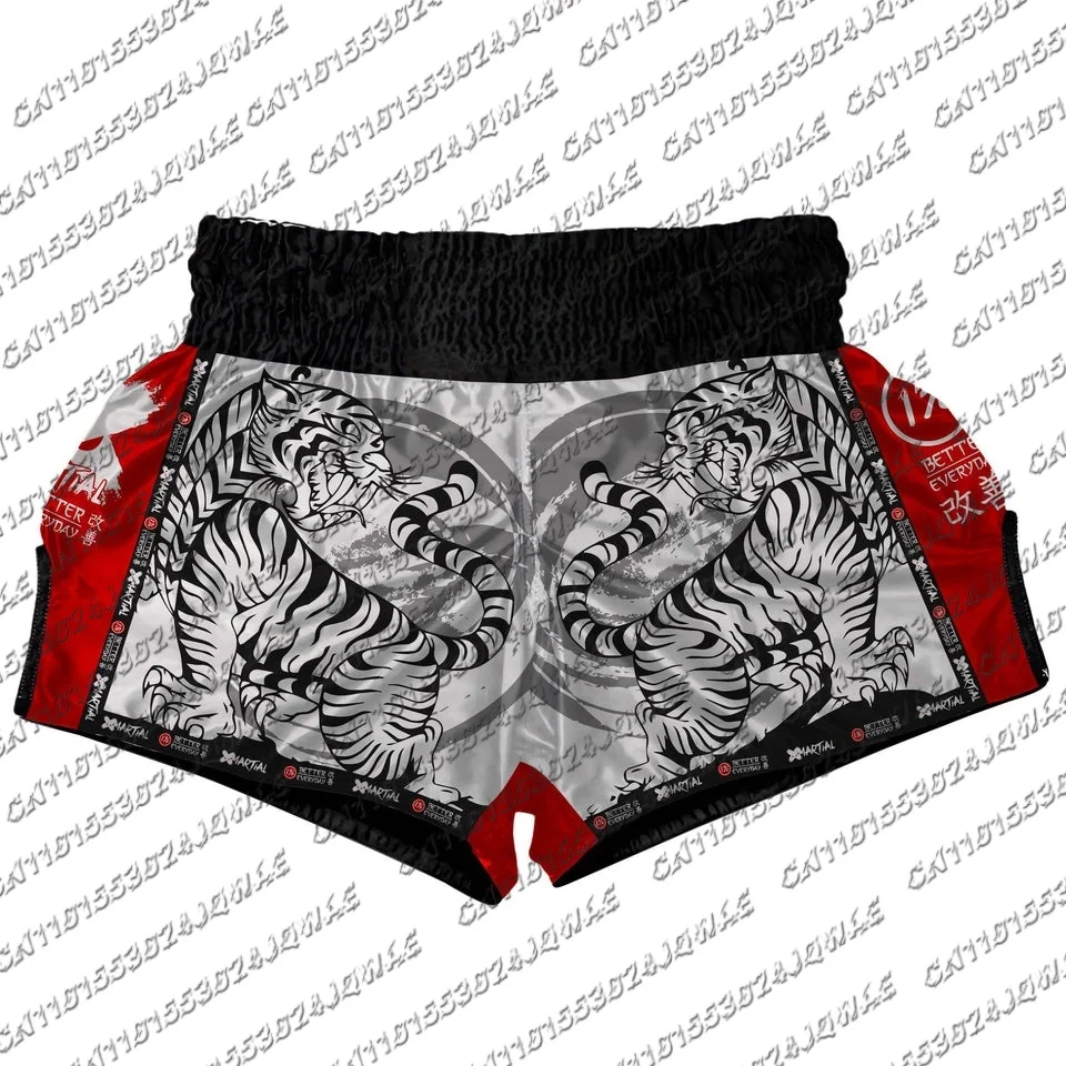 2026 Sommer-Boxshorts, Mixed Martial Arts Trainingsshorts, Kampfshorts, Fitness-Shorts, Muay Thai Stoßdämpfende Boxshorts – Detail 2