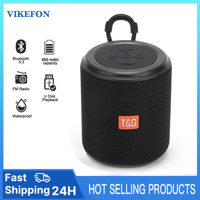 2025 NEW T&G TG351 Small Size Portable Wireless Bluetooth 5.3 Speaker Support TWS HSP/HFP Handsfree Profile L2CAP/A2DP/AVRCP