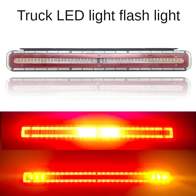 Fanale posteriore lampeggiante a Led per camion 24v fanale posteriore impermeabile 6d ad alta luminosità ausiliario