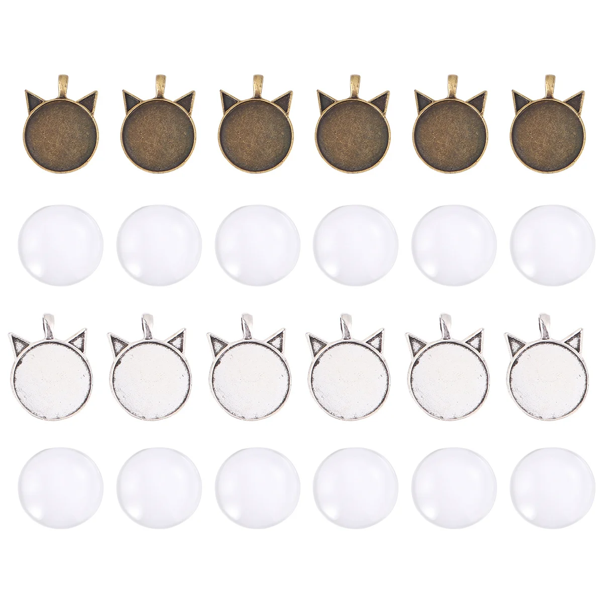 

24 Pcs Charm Pendant Jewelry Making Pendants Alloy Necklace Necklaces DIY Charms