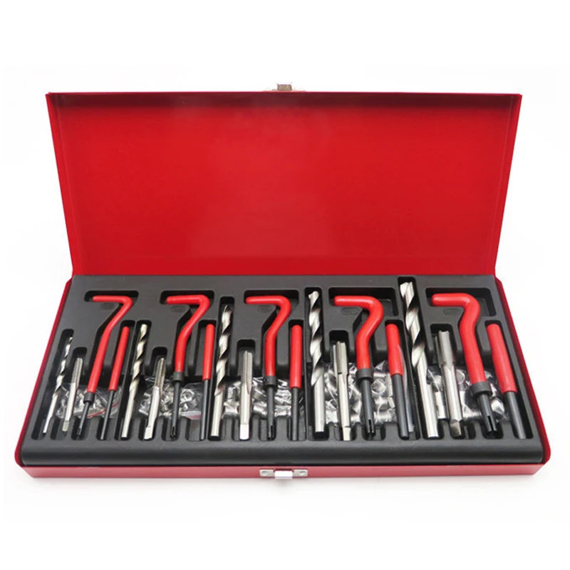 

131 Pieces of Auto Thread Tapping Repair Tools Spark Plug Thread Tapping Thread Auto Repair Auto Maintenance Kit