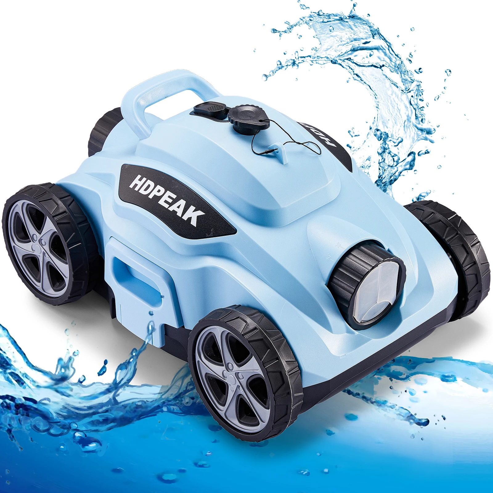 Nova máquina de limpeza subaquática robótica de piscina sem fio quente com CE, um botão grátis