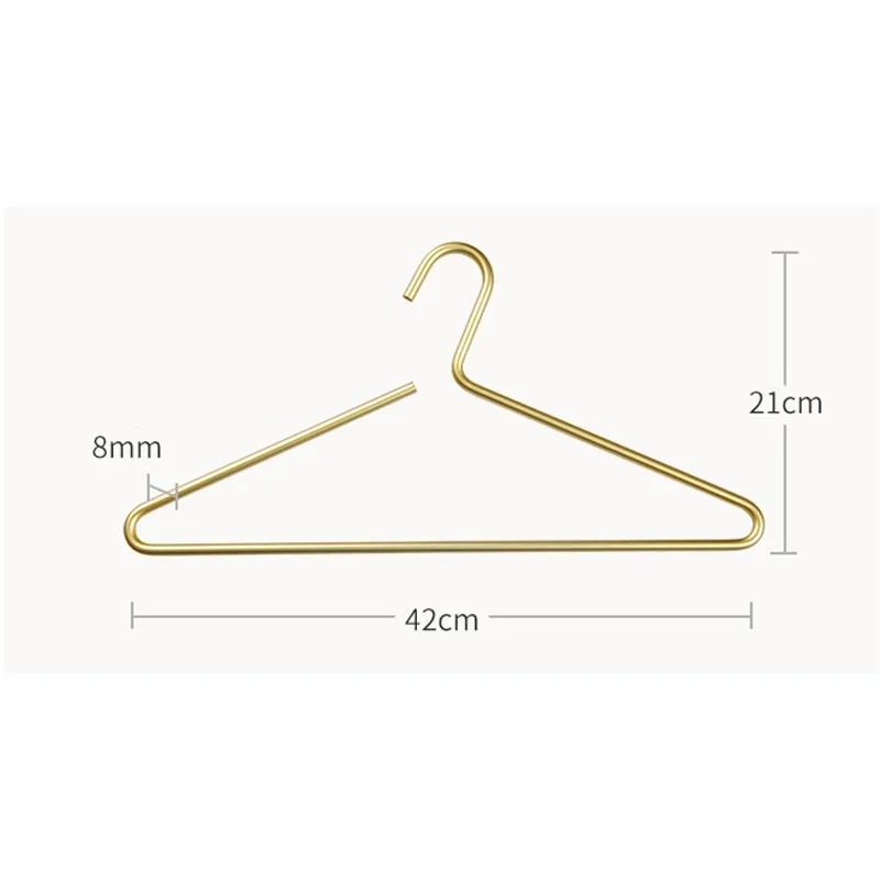 5pcs Solid Metal Hangers for Coat Durable Seamless Matte Gold/Sliver Clothes Trousers Sweater Storage Racks Hangers Organizer