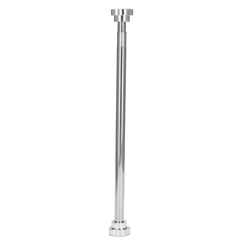 Extendable Clothes Drying Pole Stainless Steel Shower Curtain Rod Retractable Spring Tension Rod For Bathroom