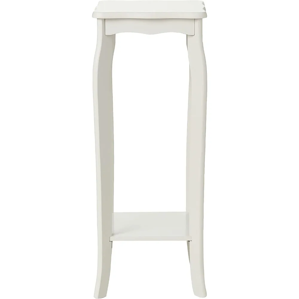 2 Tier Plant Stand, WHITE