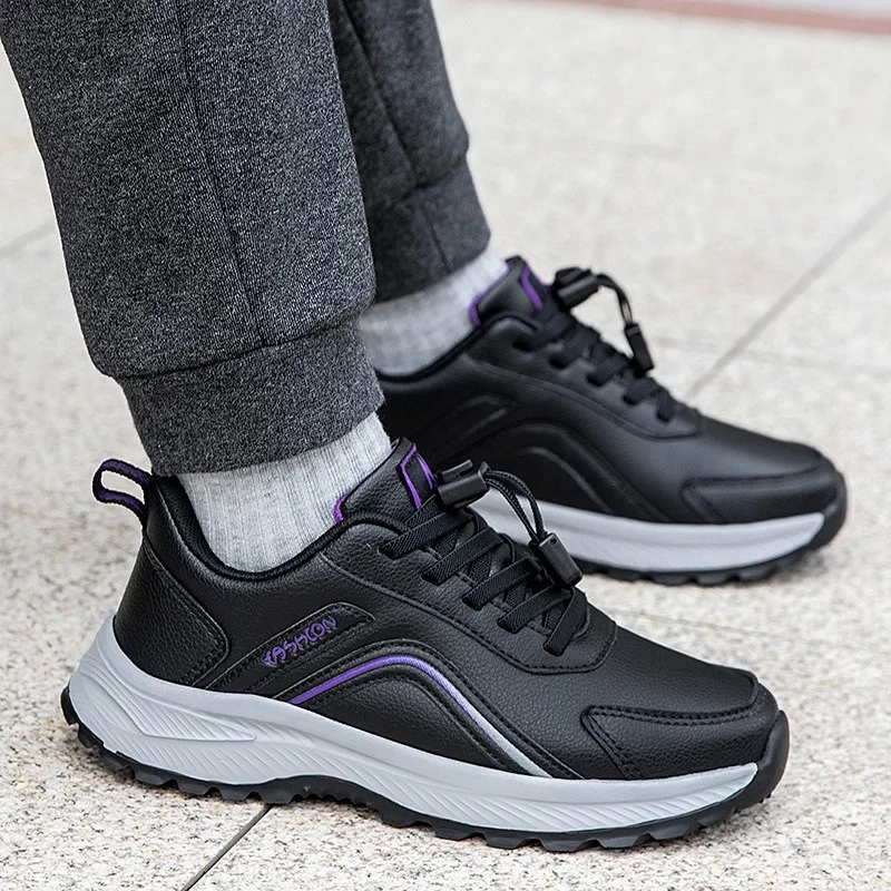

Men/women Shoes High Quality Outdoor Leather Waterproof Sneaker Comfort Leisure Men Shoes Non-slip Hiking Shoe Zapatillas Hombre