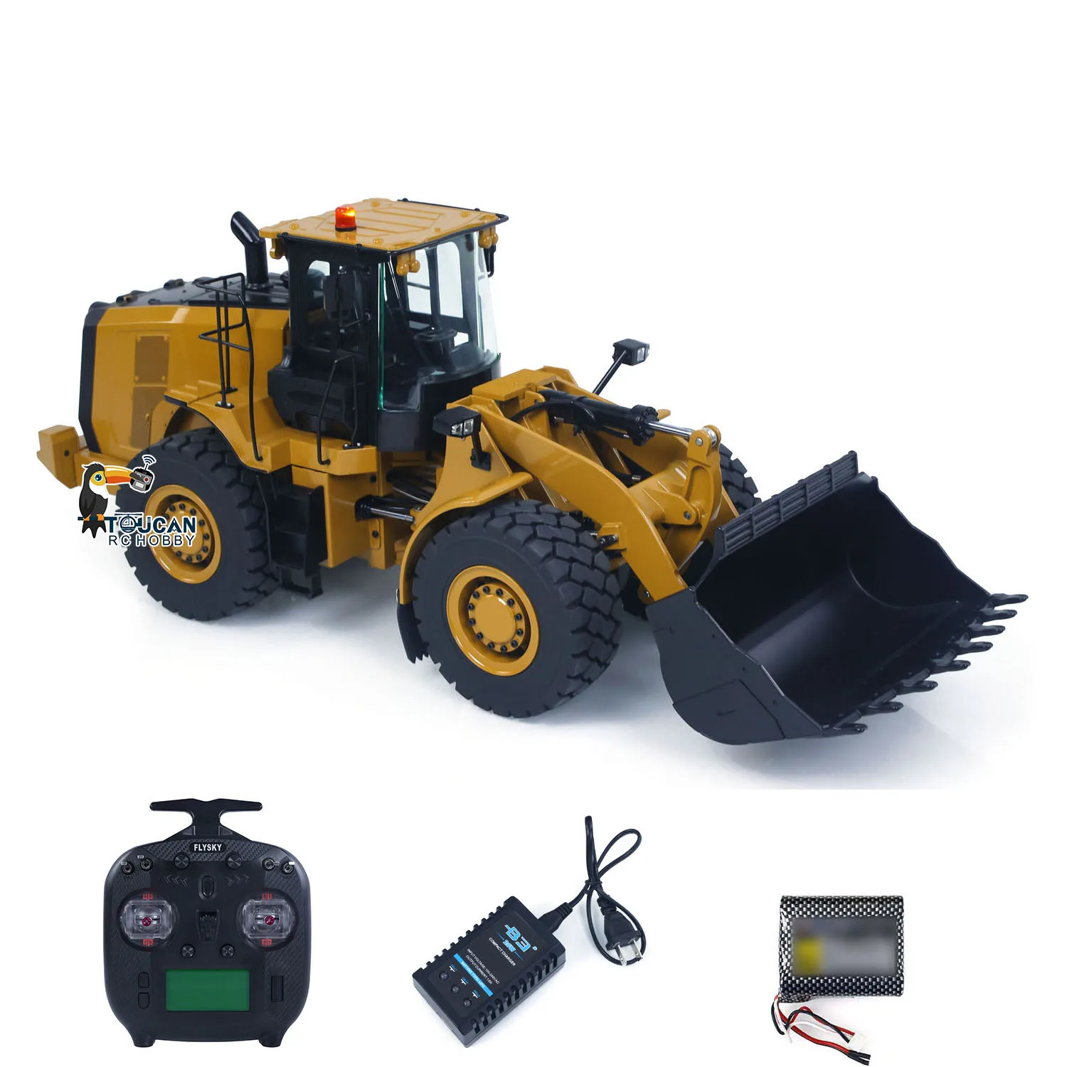 

1/16 Metal RC Hydraulic Loader KABOLITE K966 Upgraded RTR Remote Control Truck Car 7500mAh Outdoors Toys TH19405