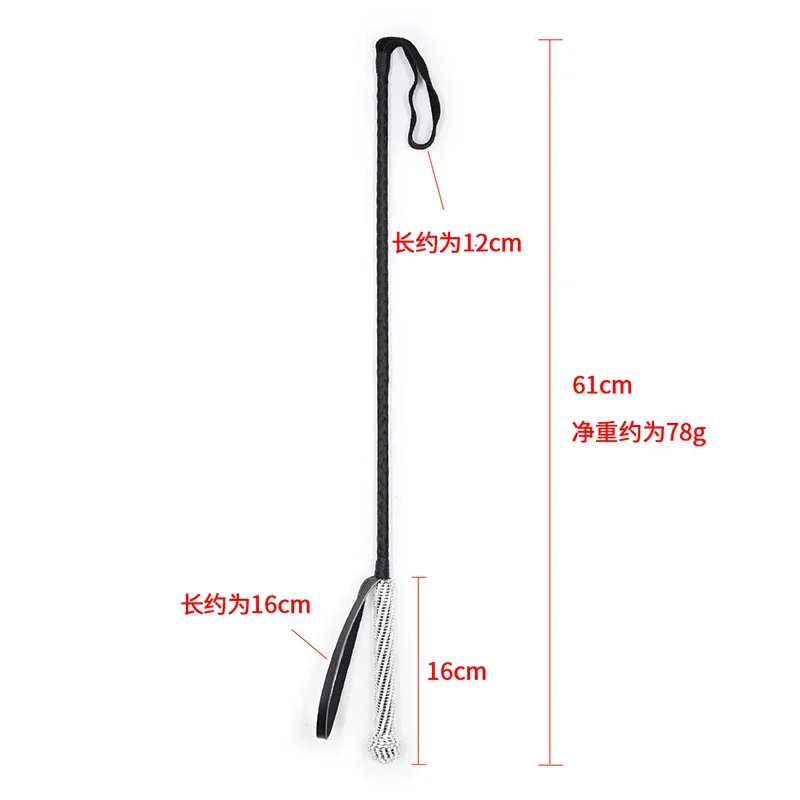 73CM Crystal Handle Riding Crop PU Leather Whip Crops Equestrianism Horse Whips