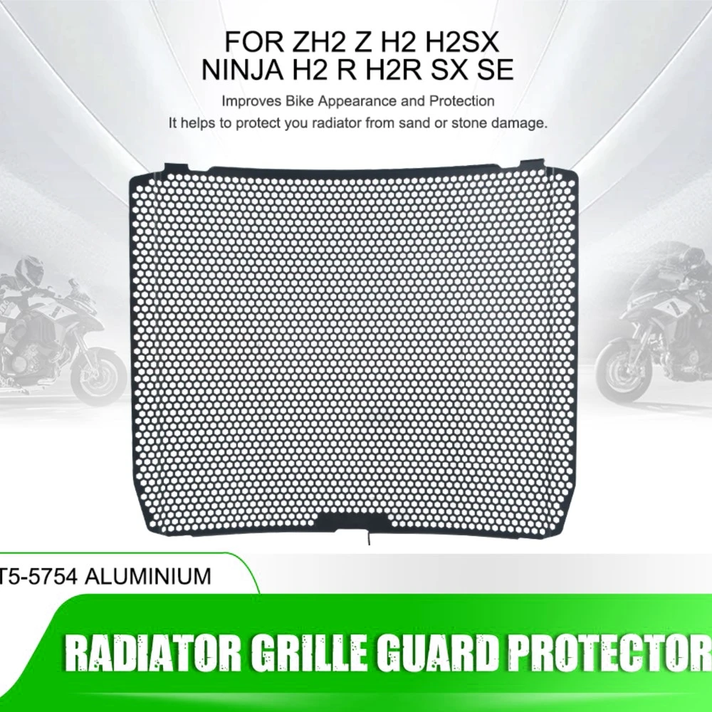 

For Kawasaki ZH2 Z H2 H2SX Ninja H2 R H2R SX SE Motorcycle Accessories Radiator Grille Cover Guard Aluminium Protection Protetor