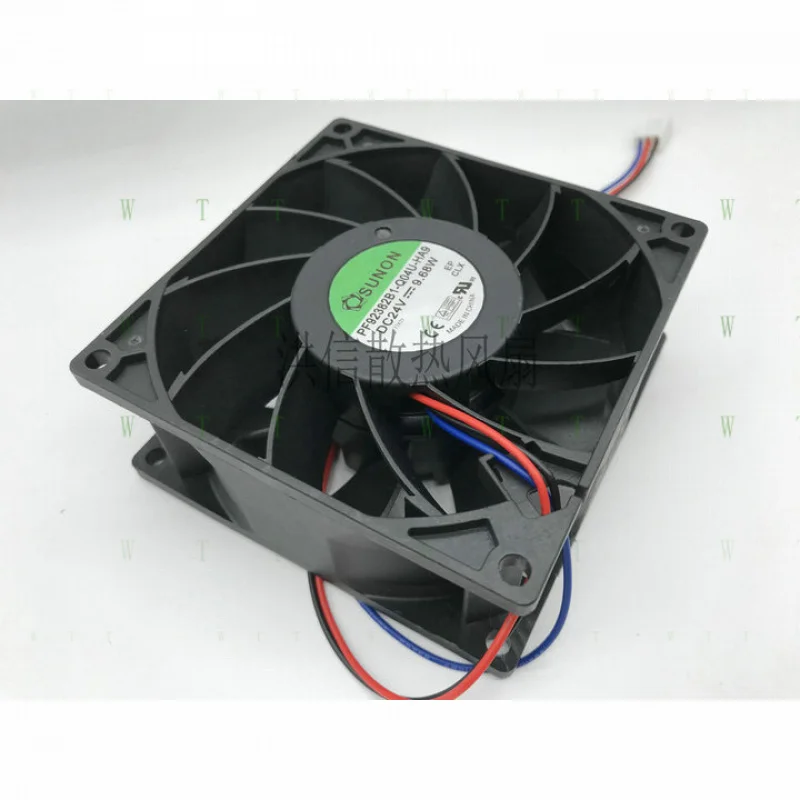 H 1 pcs   FOR   SUNON  Fan  PF92382B1-Q04U-HA9  DC24V 9.68W 92*38MM cooling fan 3 pin