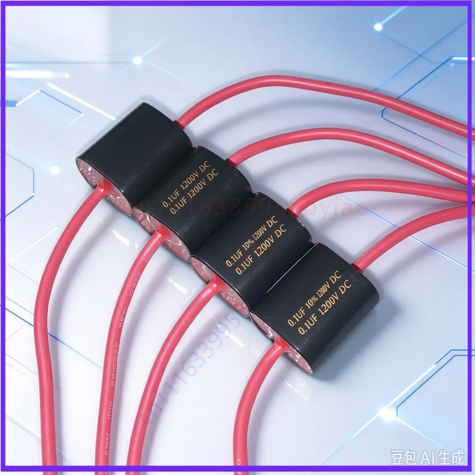 Genuine for Power Ckts 0.1UF 1200V High Frequency High Voltage IGBT Non-inductive Protection Snubber Capacitor  50pcs