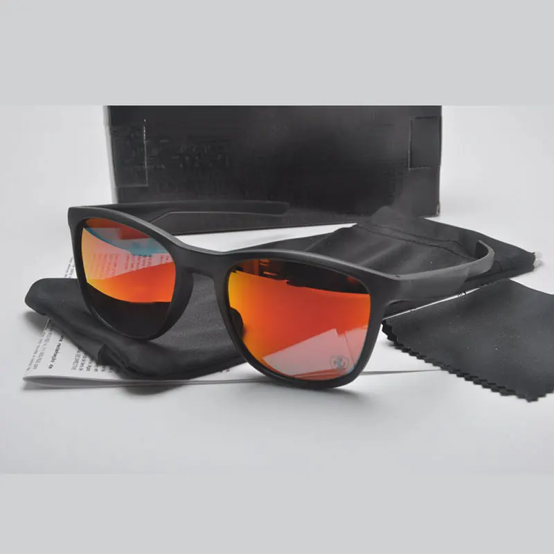 

Очки солнцезащитные Trillbe X Мужские квадратные, дизайнерские матовые модные поляризационные очки с линзами огонь, OO9340, 52 мм