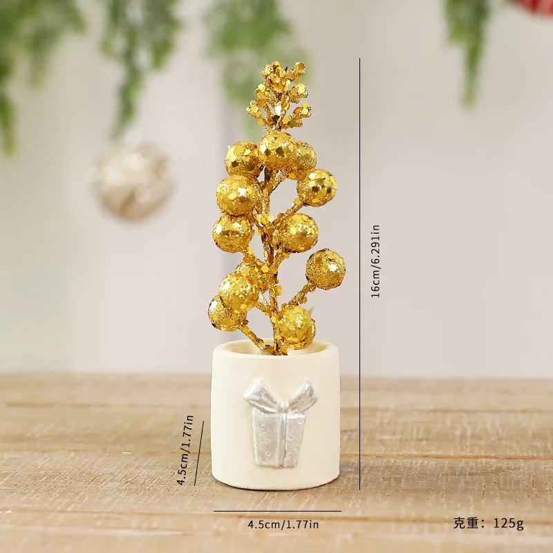 Scandinavian Christmas Red Fruit Arrangement Christmas Simple Home Indoor Desktop Ins Style Decoration Decoration