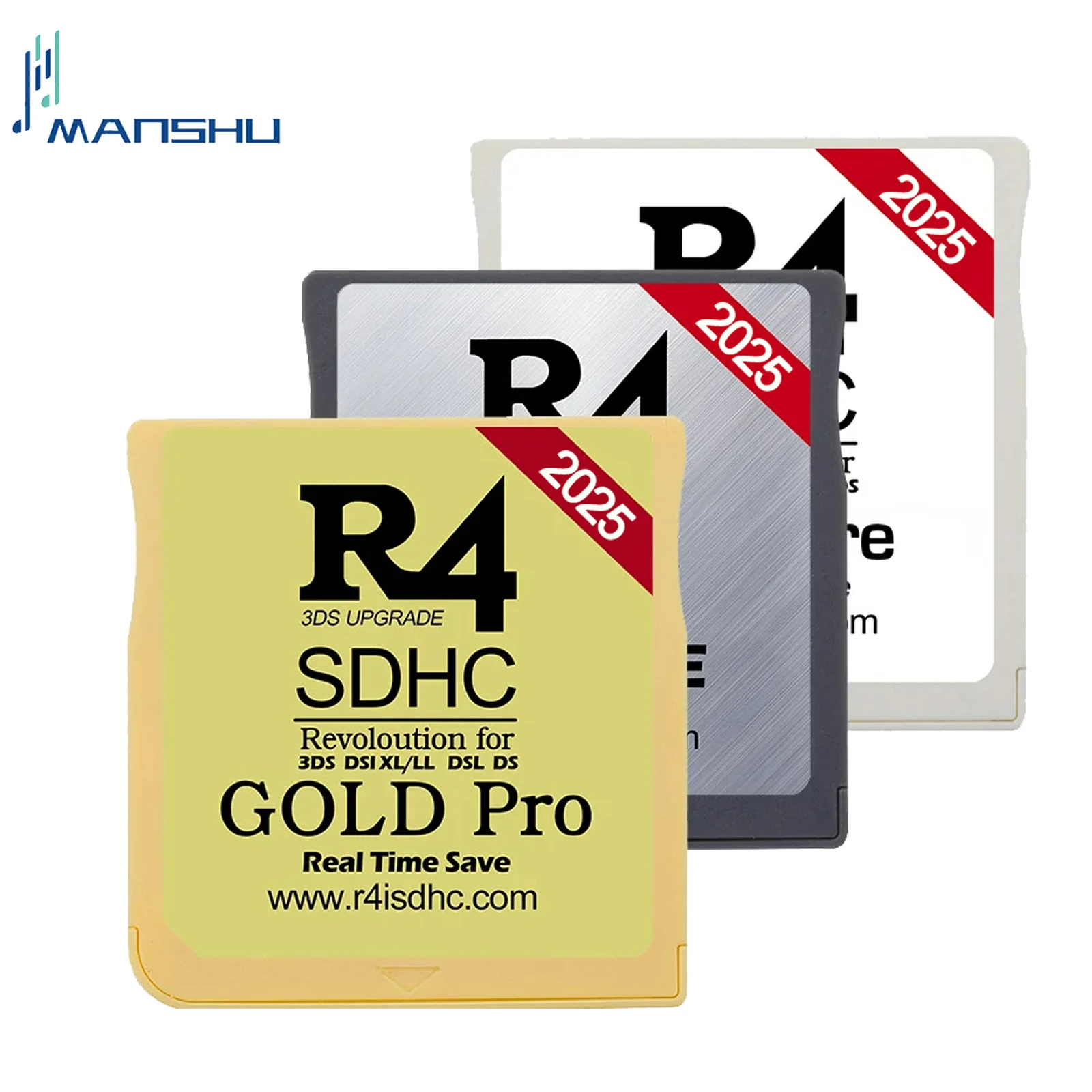 2025 R4 SDHC Adapter Secure Digital Memory Card Burning Card Game Card Flashcard For 3DS DSI XL/LL DSL DS RTS LIFE Game Com Card