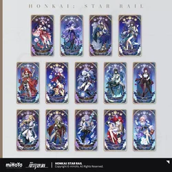 Sunsyea Honkai Star Rail Official Merch miHoYo Original Authentic QXDYY Series Laser Tickets Dan Heng Kafka Jing Yuan Jingliu