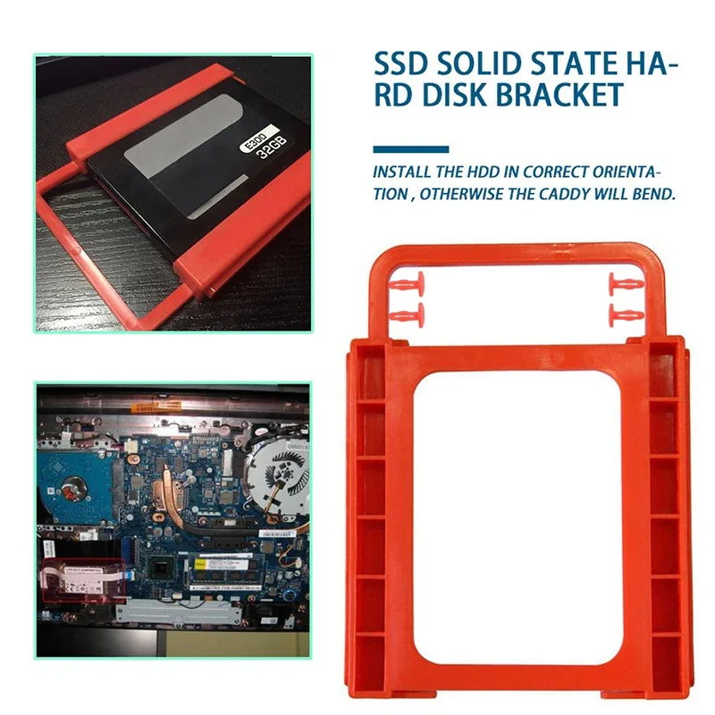 【Fast Delivery】2.5 to 3.5 SSD HDD Notebook Hard Drive HDD Mounting Dock Tray Bracket Adapter Hard Disk Case For PC Desktop