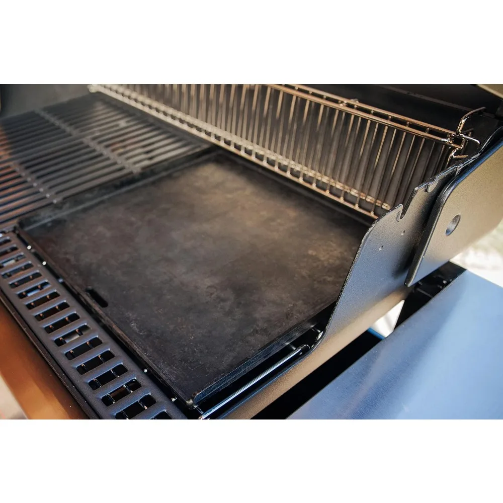 Flat Top Outdoor Griddle Grill Cooking Surface Accessory Black