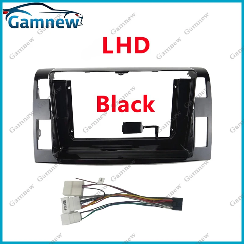 10 Inch Car Frame Fascia Adapter Cable Wire Harness Android Radio Dash Fitting Panel Kit For Toyota Previa 3 XR50 Estima Tarago