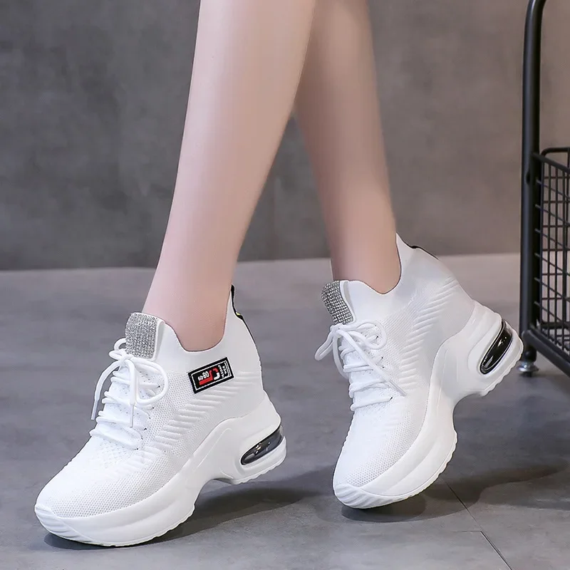 women chunky sneakers white shoes platform sneakers breathable running shoes women sports shoes Zapatillas Deportivas Mujer2023