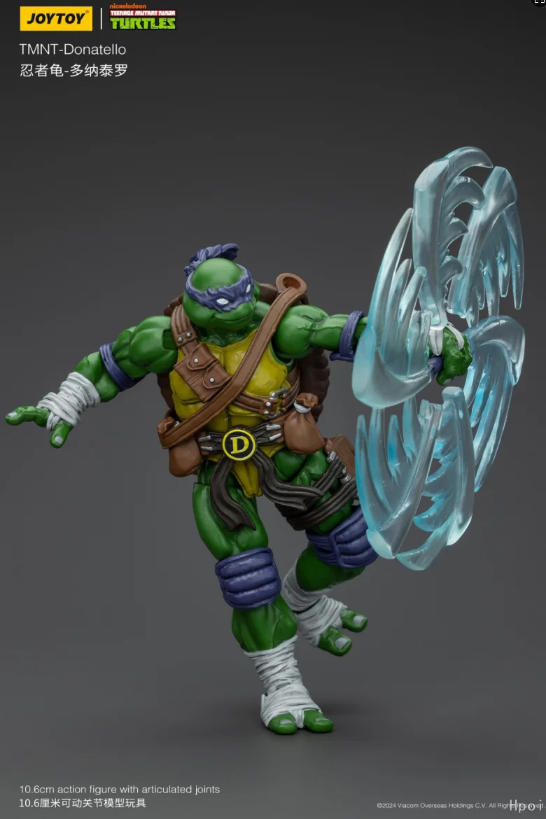 

【SF】JOYTOY 1/18 Action Figure TMNT-Donatello Prime Model Toy Gift Collection