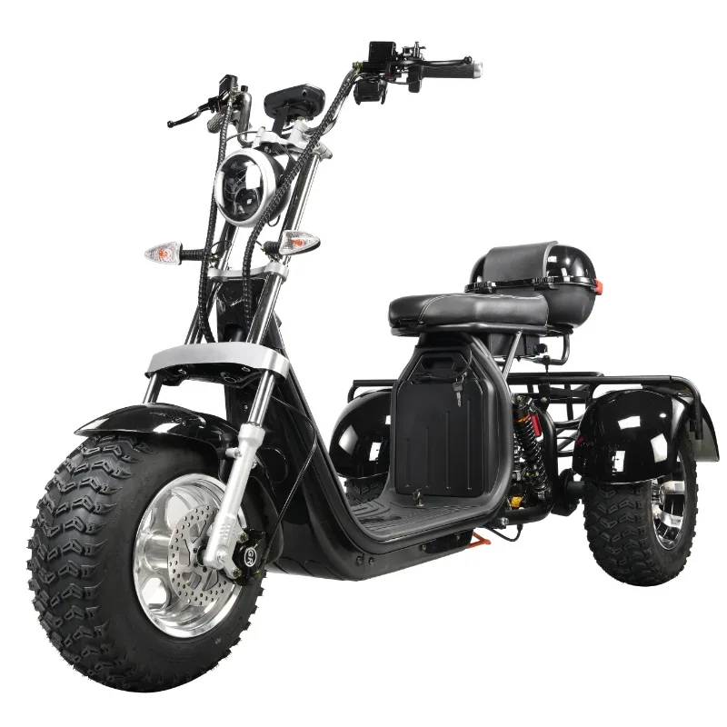 

Hot Selling Warehouse Adult Three Wheel Bicycle Lithium Battery 60V 20Ah 1500w 2000w Tricycle 3 Wheel Electric Scooter Citycoco